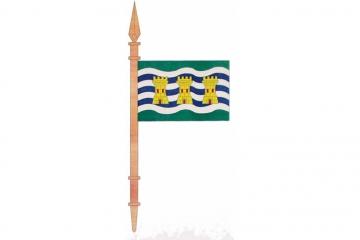 Imagen: Bandera de Torrres de Alcanadre.
